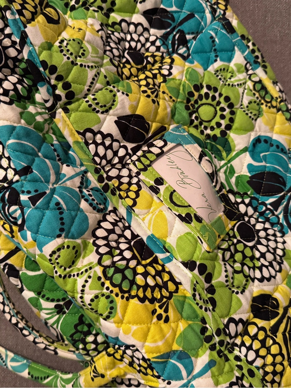 Vera Bradley Lime's Up Large Weekender - Discontinued Print
